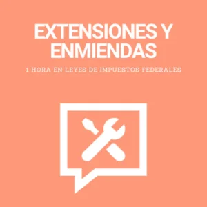 Extensiones y enmiendas